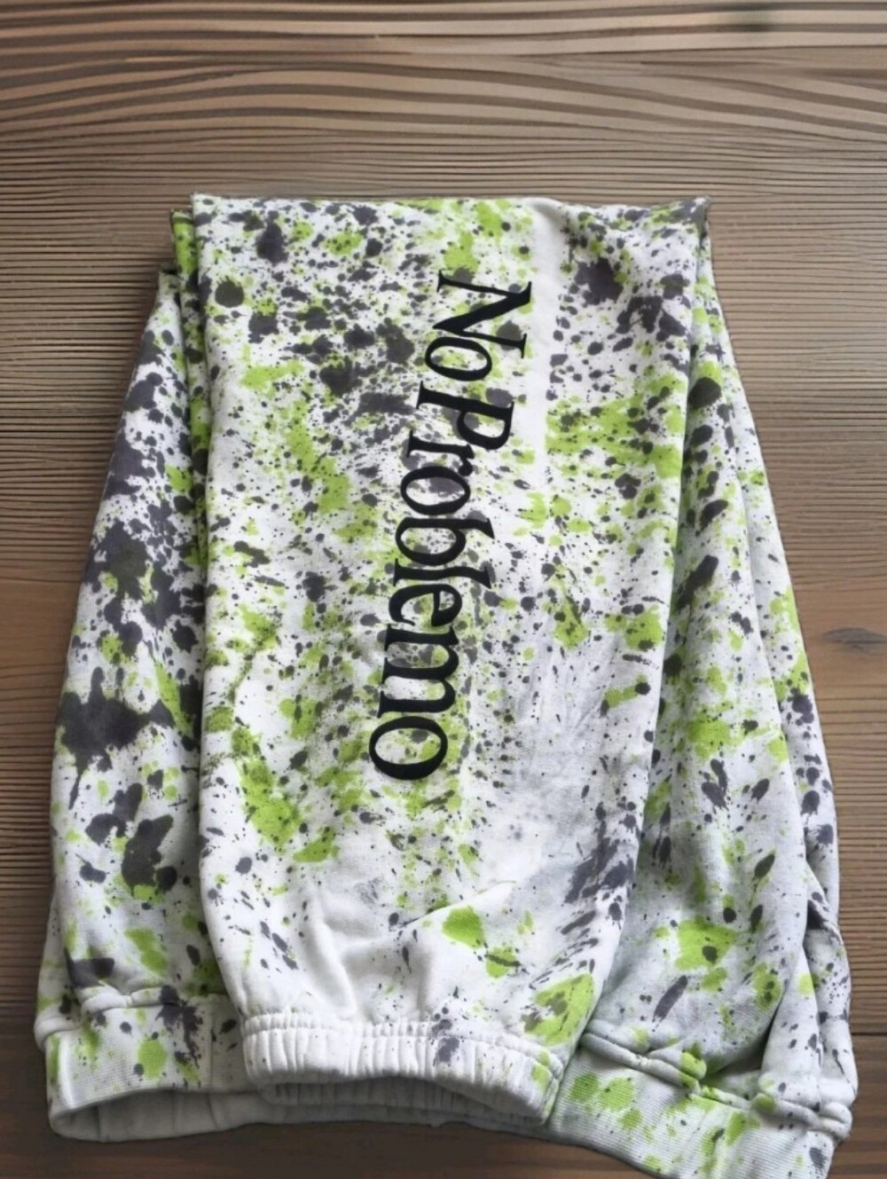 Aries No Problemo Spray Dye Sweatpants, Size Large, NWT